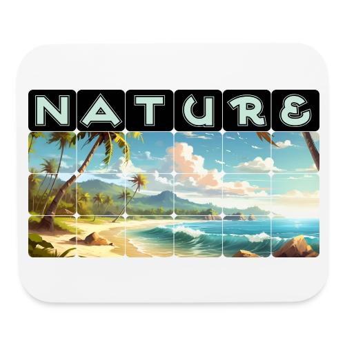 Nature: Sun-Kissed Shore - Mouse pad Horizontal