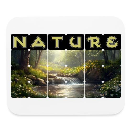 Nature: Verdant Bloom - Mouse pad Horizontal
