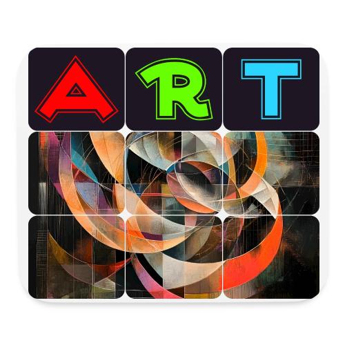 Fragments of Art - Mouse pad Horizontal