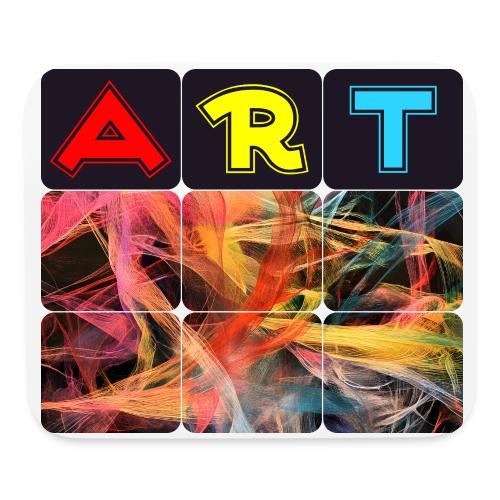 Chaotic Threads of Art - Mouse pad Horizontal