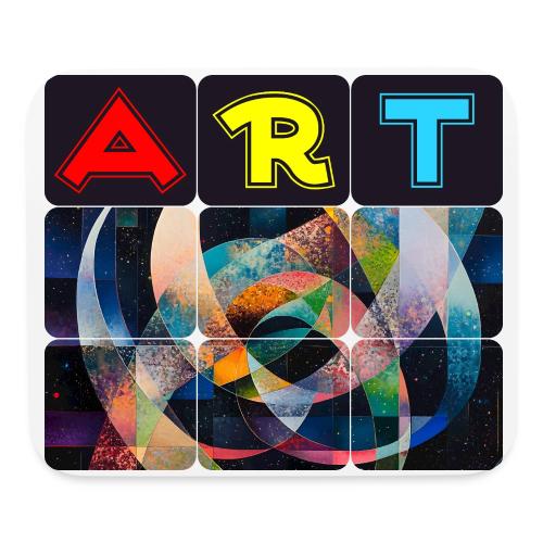 Art of Stripes and Shades - Mouse pad Horizontal
