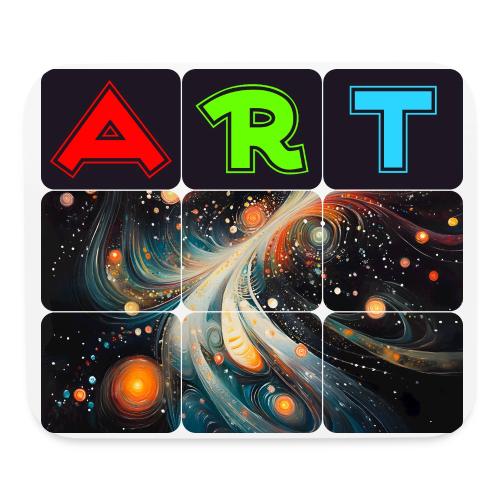 Swirls of Colorful Art - Mouse pad Horizontal