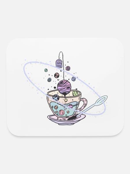 Space Sip - Mouse pad Horizontal - white - Front