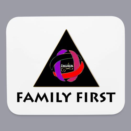 JALEJA FAMILY FIRST (BLACK PRINT) - Mouse pad Horizontal