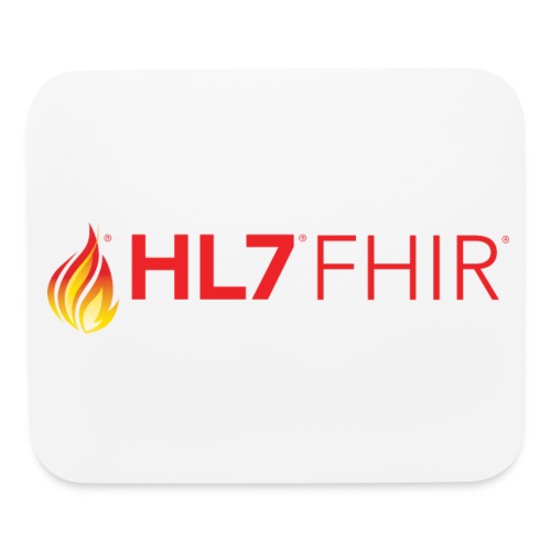 HL7 FHIR Logo - Mouse pad Horizontal