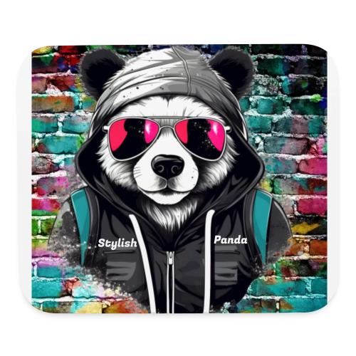Stylish panda 2 - Mouse pad Horizontal