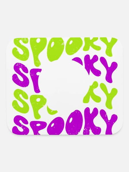 spooky - Mouse pad Horizontal - white