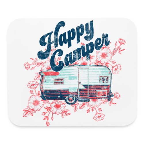 Happy Camper Flowers - Mouse pad Horizontal