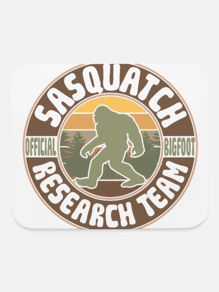 Sasquatch Official Bigfoot Research Team - Mouse pad Horizontal - white - Front