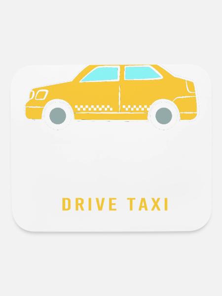 Taxi Driver Transporter - Mouse pad Horizontal - white - Front