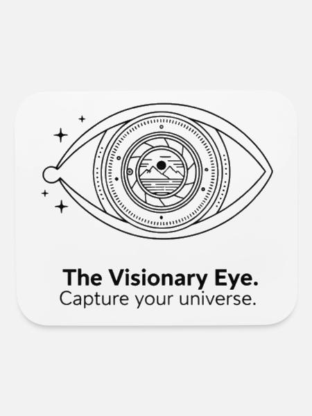 Visionary Eye Cosmos - Mouse pad Horizontal - white - Front