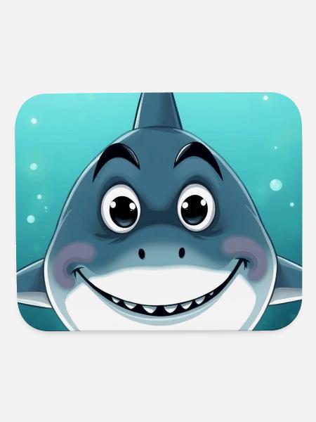 Sharks Are Our Friends - Mouse pad Horizontal - white