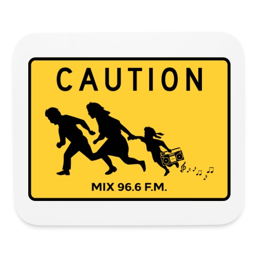 CAUTION SIGN - Mouse pad Horizontal