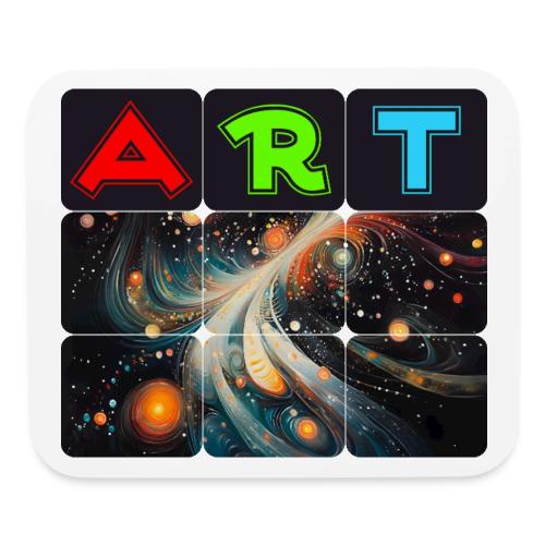Swirls of Colorful Art - Mouse pad Horizontal