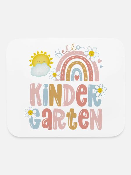 Kindergarten - Mouse pad Horizontal - white