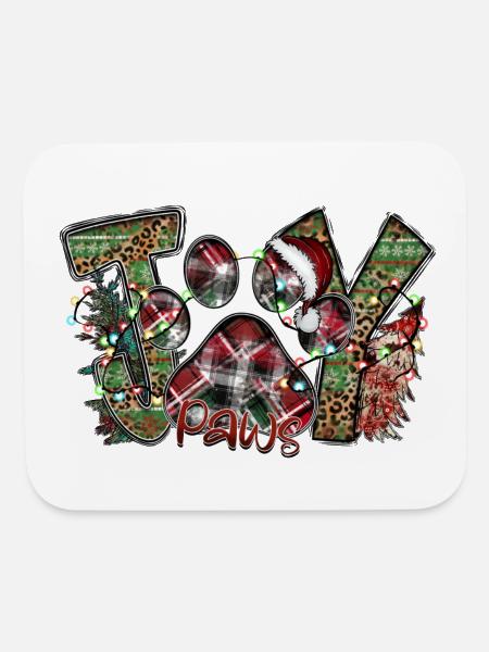 Joy Paws - Mouse pad Horizontal - white - Front