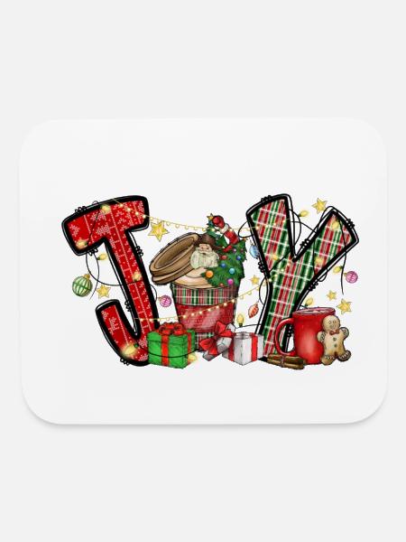 Christmas Joy - Mouse pad Horizontal - white - Front