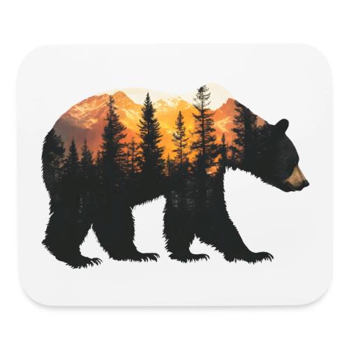 Bear: Sunset Guardian - Mouse pad Horizontal