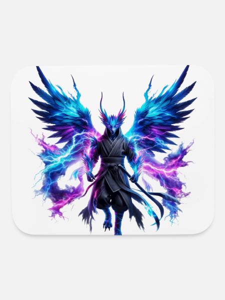 Guardian at the Nexus of Realms - Mouse pad Horizontal - white - Front