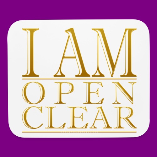 I AM Open Clear Gold - Mouse pad Horizontal
