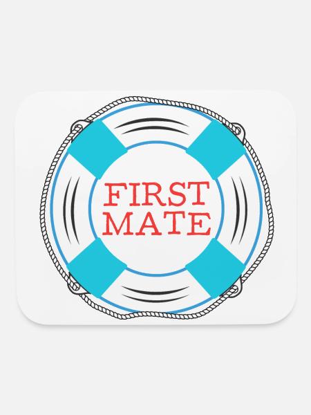 First Mate - Mouse pad Horizontal - white