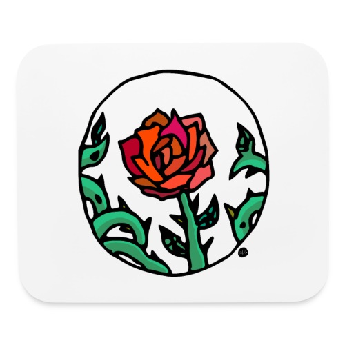 Rose Cameo - Mouse pad Horizontal