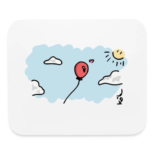 Balloon in Love - Mouse pad Horizontal