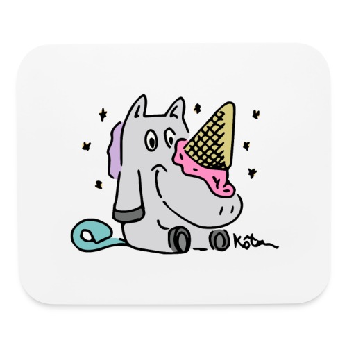 Ice Cream Unicorn - Mouse pad Horizontal