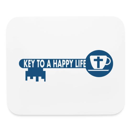 Jesus and Coffee the key to a happy life - Mouse pad Horizontal
