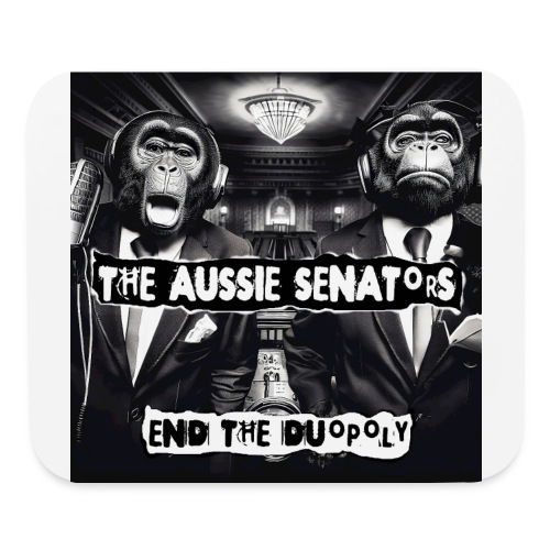 END THE DUOPOLY - Mouse pad Horizontal