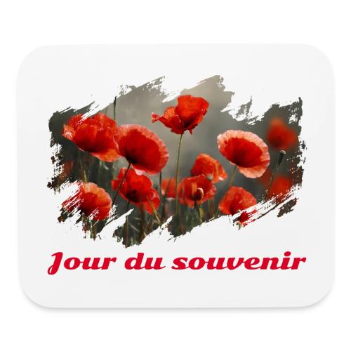 Remembrance Day with Poppies - Mouse pad Horizontal