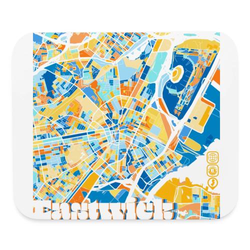 Elizabeth Block Map - Mouse pad Horizontal