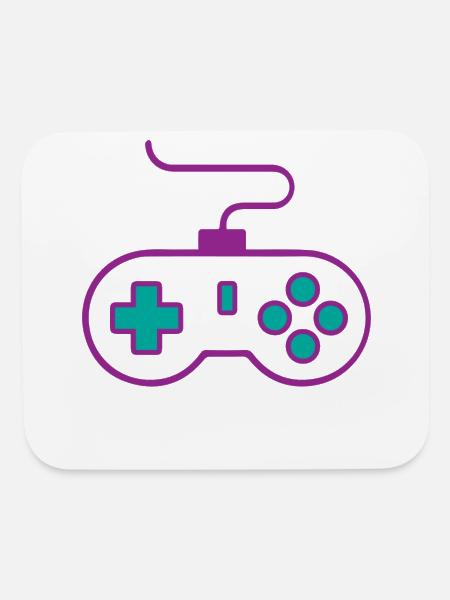Player 1 Gamer - Mouse pad Horizontal - white - Front