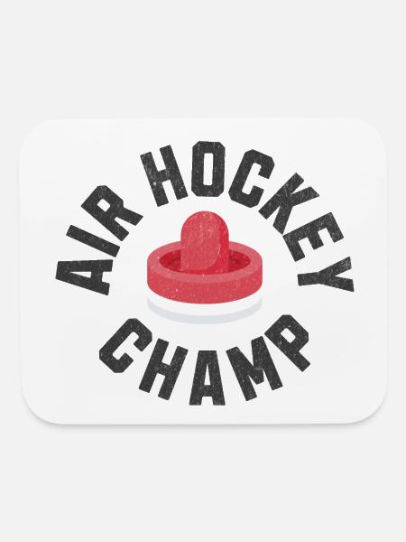 Air Hockey Champ - Mouse pad Horizontal - white - Front