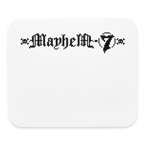 MayheM-7 - Logo 4 - Black - Mouse pad Horizontal