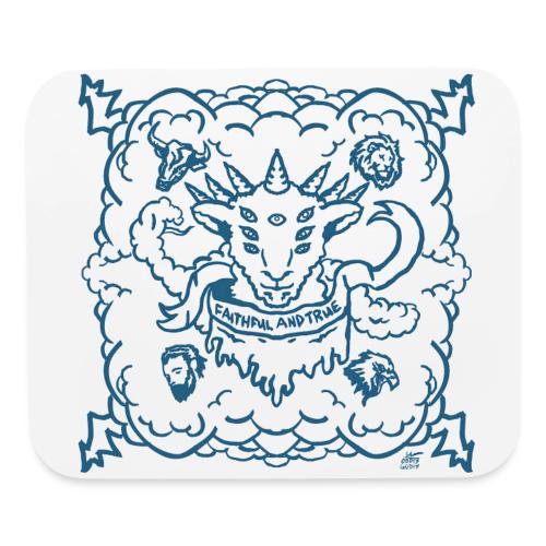 Revelation Lamb Blue - Mouse pad Horizontal