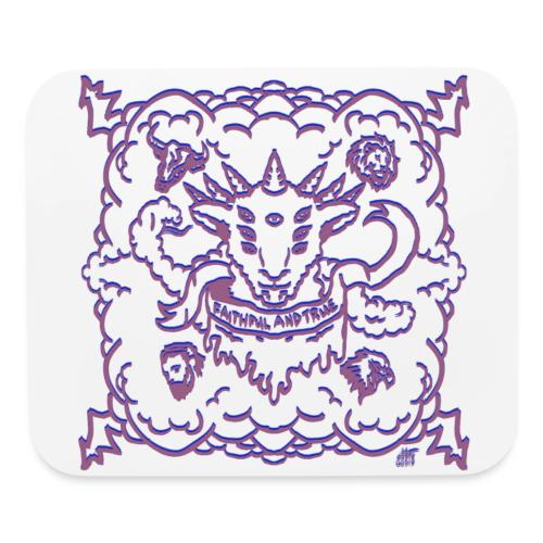 Revelation Lamb Purple - Mouse pad Horizontal