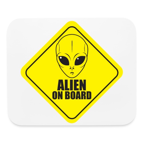 Alien on Board - Mouse pad Horizontal