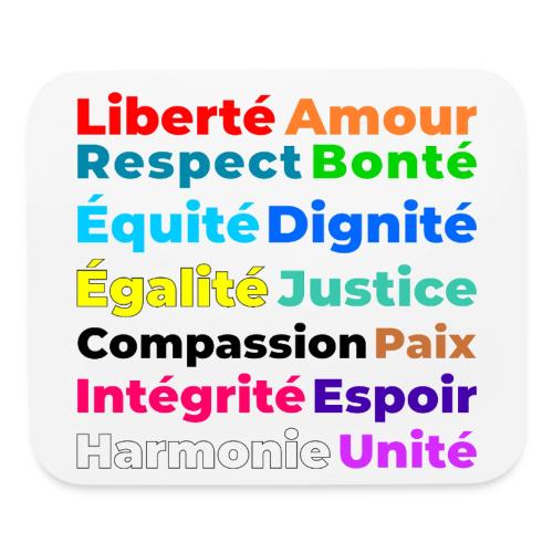 Words of Light - Mouse pad Horizontal