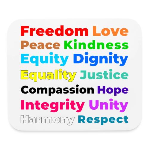 Words of Light - Mouse pad Horizontal