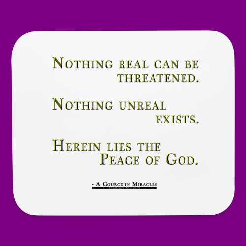 Peace of God - A Course in Miracles - Mouse pad Horizontal