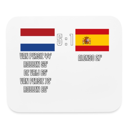 Netherlands 5-1 Spain - Mouse pad Horizontal