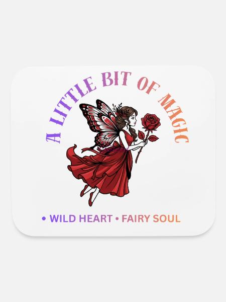Little Bit of Magic Fairy - Mouse pad Horizontal - white - Front