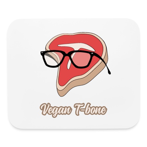 Vegan T bone - Mouse pad Horizontal