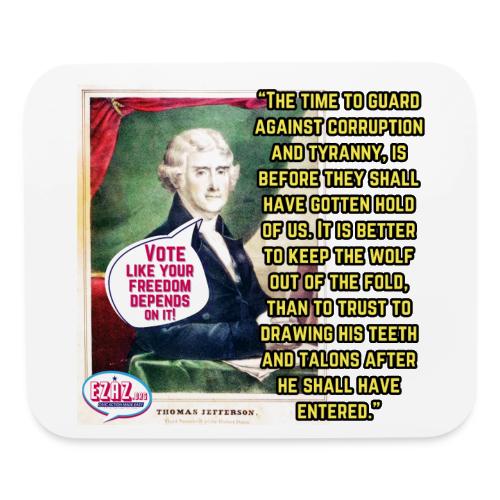 Thomas Jefferson Design - Mouse pad Horizontal