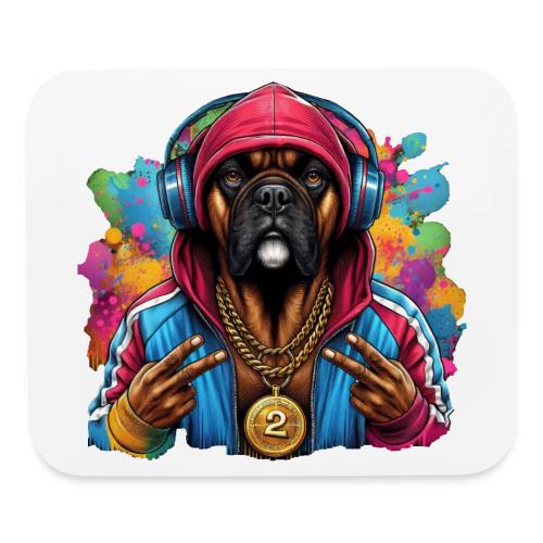 Boxer Dog Splash Art - Mouse pad Horizontal