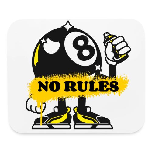 No Rules 8 Ball - Mouse pad Horizontal