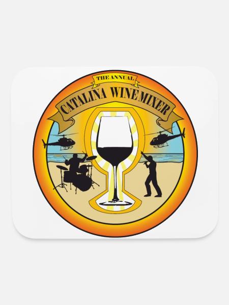 Catalina Wine Mixer - Mouse pad Horizontal - white