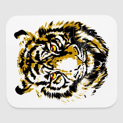 Realistic Tiger Illustration - Tiger Face - Mouse pad Horizontal