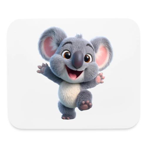 Joyful 3D Baby Koala with Arms Up - Mouse pad Horizontal